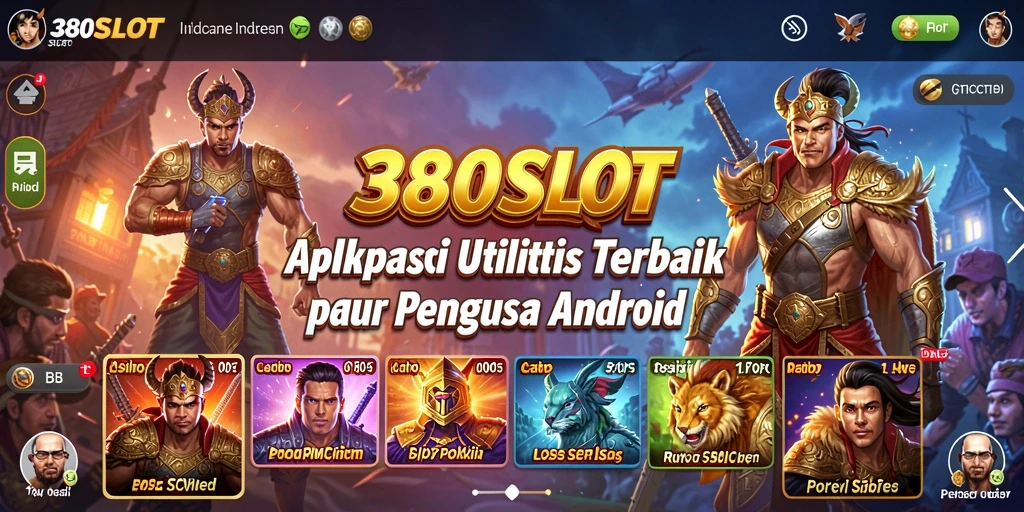 Tampilan gameplay aplikasi Utility 380SLOT yang memudahkan pengguna.