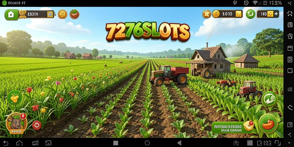 Tampilan menarik dan menyenangkan dari gameplay pertanian.