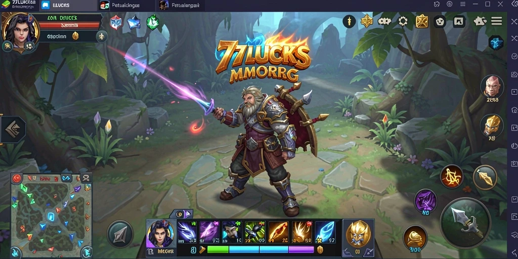 Gameplay epik dalam dunia fantasi 77LUCKS.