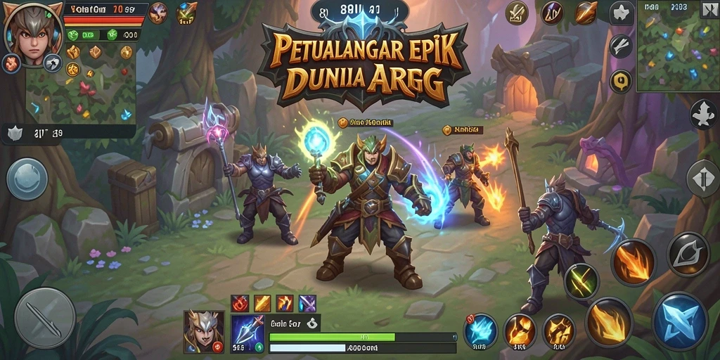 Screenshot gameplay ARPG dari 8II yang seru dan menantang.