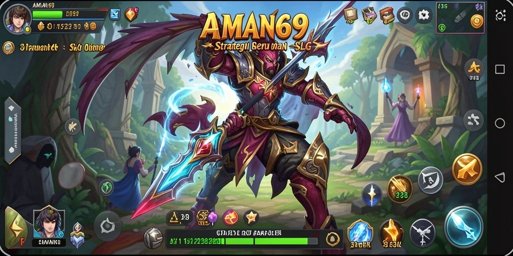 Gameplay seru AMAN69 dalam aksi pertempuran strategi.