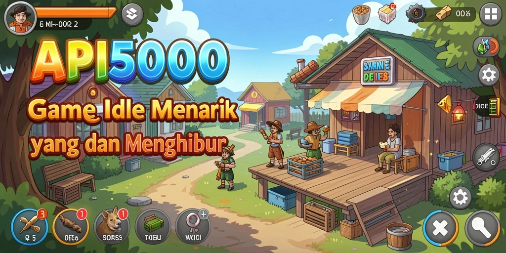 Tampilan gameplay menarik dari API5000 yang seru dan menghibur.