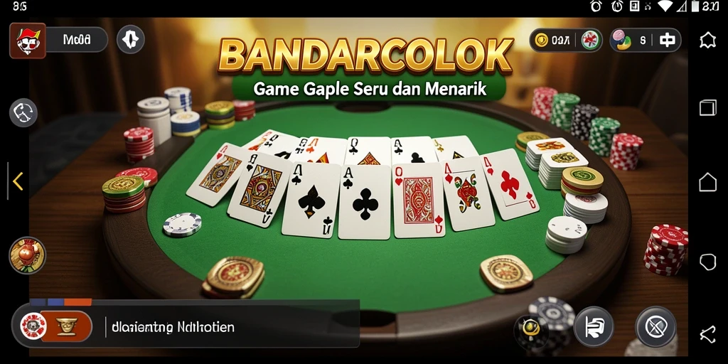 Tampilan gameplay BANDARCOLOK yang menarik dan seru.