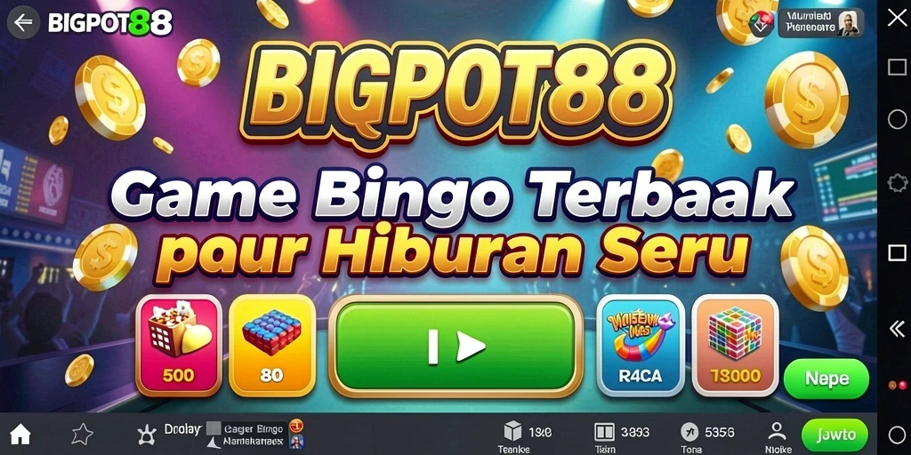 Tampilan gameplay seru di BIGPOT88 saat bermain Bingo.