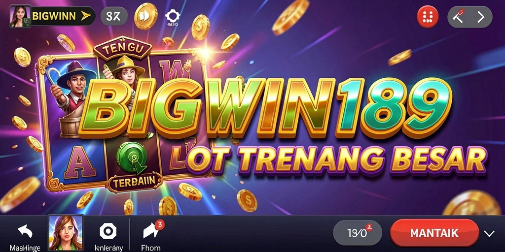 Screenshot gameplay Slot BIGWIN189 yang menampilkan antarmuka yang menarik.