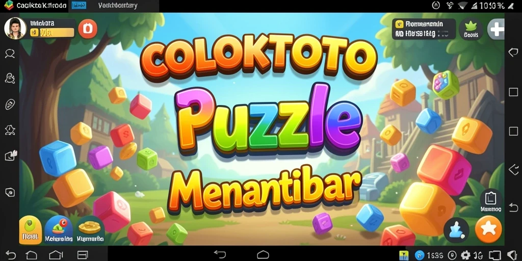 Screenshot gameplay COLOKTOTO yang menampilkan level-level menantang.