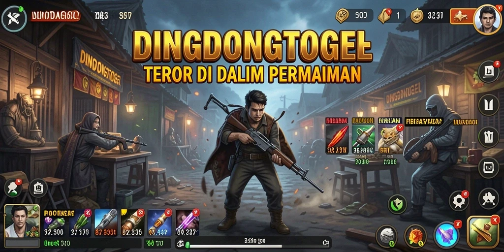 Tampilan gameplay DINGDONGTOGEL yang mencekam dan menakutkan.