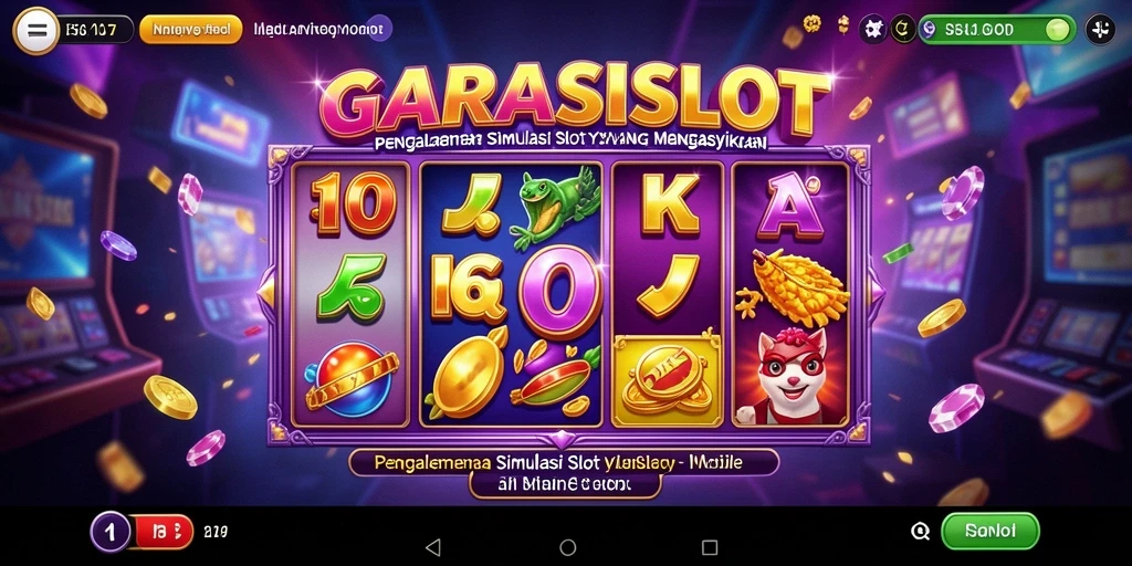 Screenshot menunjukkan gameplay seru GARASISLOT dengan grafik yang menawan.