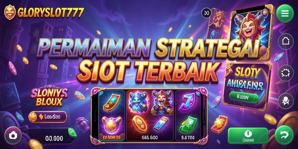 Tampilan utama GLORYSLOT777 dengan gameplay penuh strategi dan keseruan.