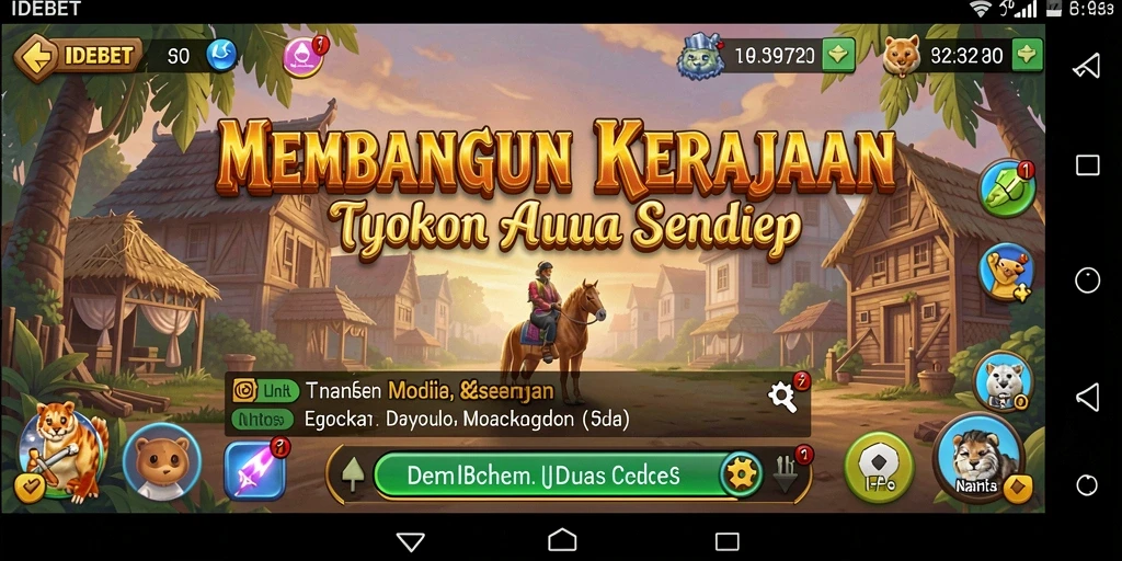 Tampilan gameplay IDEBET yang penuh strategi dan keseruan.