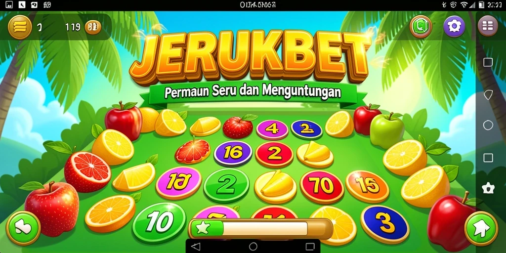 Tampilan menarik dari gameplay JERUKBET yang seru dan menantang.