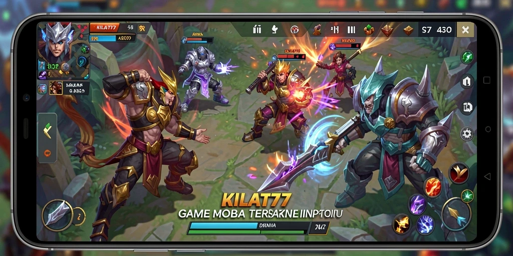 Screenshot gameplay KILAT77 yang menampilkan aksi seru di arena tempur.