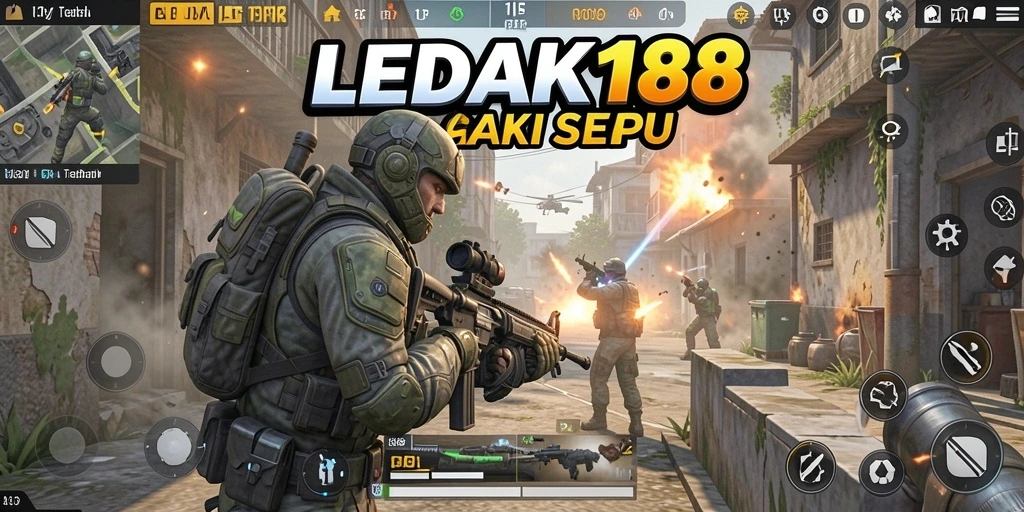 Tampilan gameplay LEDAK188 yang menegangkan dan penuh aksi.