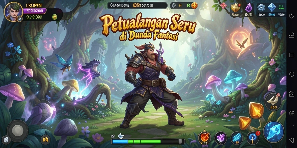 Tangkapan layar gameplay LKOPEN yang menampilkan aksi petualangan yang mendebarkan.