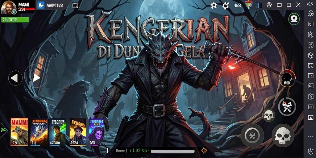 Tampilan gameplay menakutkan MAMI188 yang penuh ketegangan.